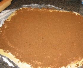 Masa de roles de canela