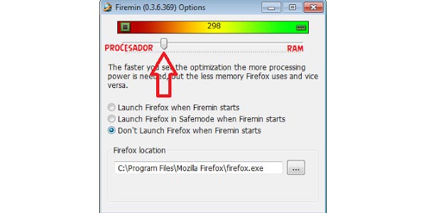 Hacer Firefox más rápido con Firemin