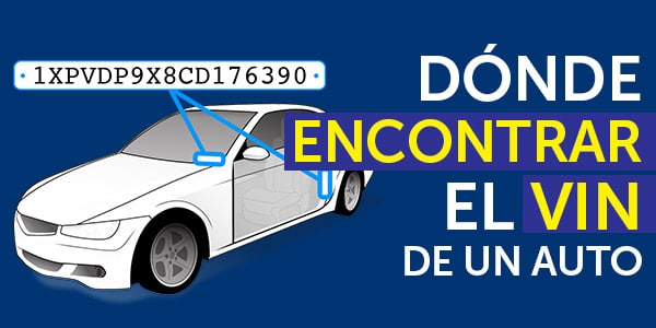 dónde encontrar el vin de un auto