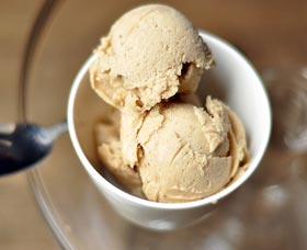 helado saludable de banana
