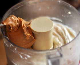 helados saludables con mantequilla de mani
