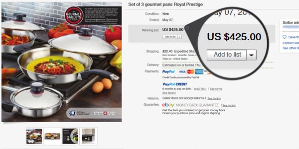 precios royal prestige mas bajos online ebay