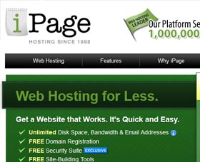 Servicio de hosting WordPress iPage
