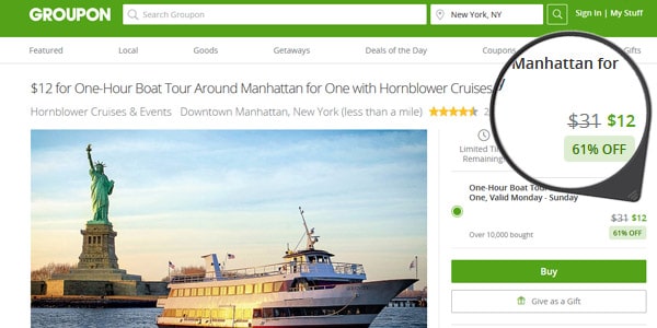 ofertas de groupon ahorrar dinero