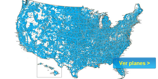 FreedomPop mapa de cobertura compañías servicio celular