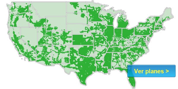 Republic Wireless mapa de cobertura senal compania estados unidos