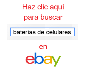 comprar baterias de celulares ebay