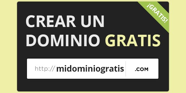 creato un dominio gratis