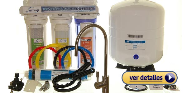 Filtro de ósmosis inversa recomendado: iSpring 75GPD Reverse Osmosis Water Filter System