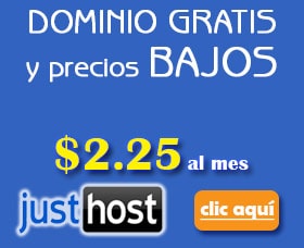 alojamiento con dominio gratis justhost hosting con dominio gratis