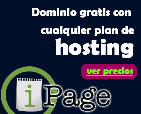 hosting barato ipage alojamiento gratis dominio gratis 