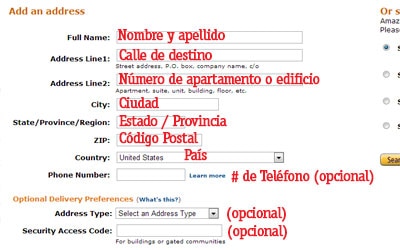 cambiar una direccion en amazon modificar una direccion en amazon