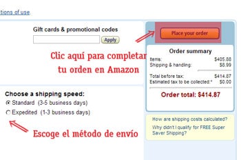 como comprar en amazon fuera de estados unidos como pagar por una orden de amazon