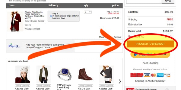 pagar por la orden macys comprar en macys en espanol