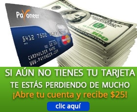 tarjeta payoneer pedir tarjera payoneer por internet