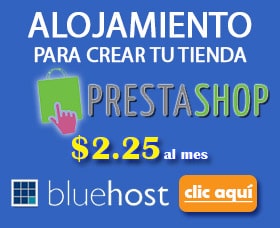 alojamiento prestashop bluehost mejor hosting prestashop barato