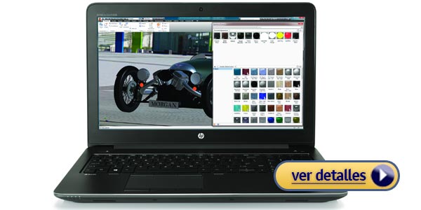 HP ZBook Studio G4 DreamColor laptop para diseño gráfico