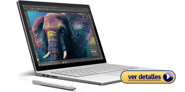 Microsoft Surface Book laptops para diseno grafico