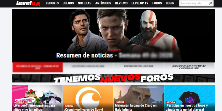 noticias de videojuegos levelup