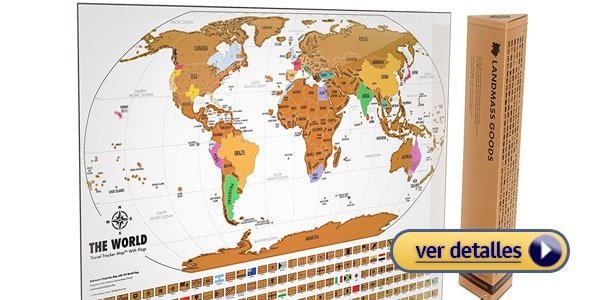 Regalos por menos de 50 dolares Mapa para viajeros