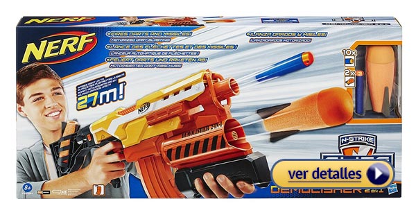 Regalos por menos de 50 dolares juguetes Demoledor de Nerf 2 en 1