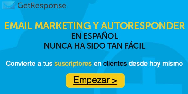 Como crear una cuenta getresponse email marketing autorespondedor