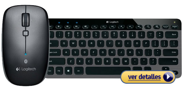 regalos por menos de 100 dolares Teclado y mouse inalambrico Bluetooth