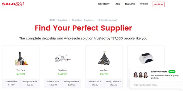 proveedores dropshipping salehoo