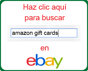 comprar tarjetas de regalo amazon por ebay paypal
