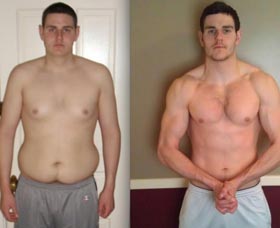 ganar masa muscular fotos de antes y después
