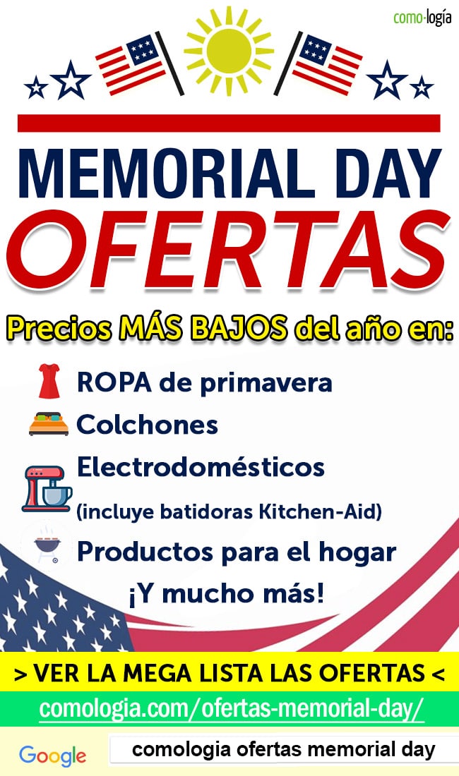 Mejores ofertas Memorial Day 2023 ropa, electrónicos, celulares y más 💲
