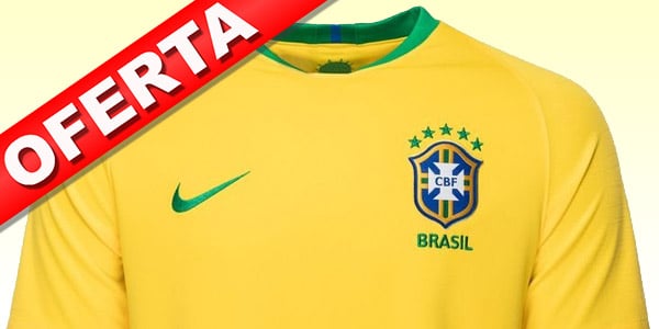 Camisetas de Brasil baratas futbol mundial