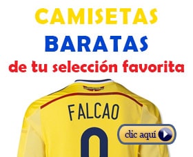 camisetas baratas colombia futbol soccer