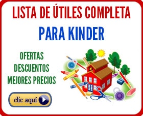 lista de utiles escolares para kinder regreso a clases