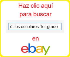 lista de útiles escolares primer grado 1er grado