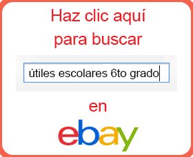 lista de útiles escolares 6to grado sexto ebay