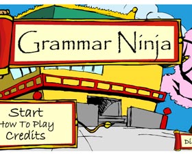 Juegos gratis para aprender inglés online: Grammar Ninja