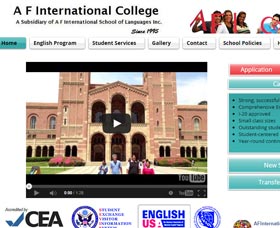 Mejores academias de inglés en Estados Unidos: AF International College