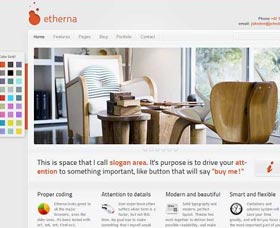 Mejores plantillas WordPress Etherna