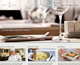 Mejores plantillas WordPress para restaurantes White Rock