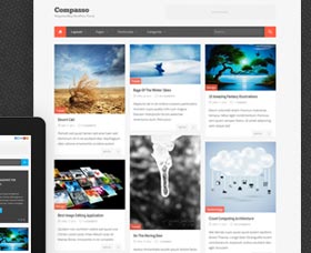 Mejores plantillas WordPress para un blog: Compasso