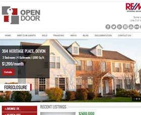 Mejores plantillas WordPress para una inmobiliaria: OpenDoor