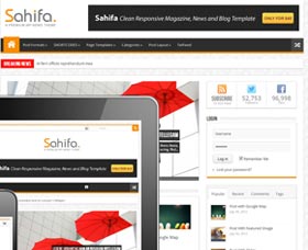 Mejores temas WordPress para revistas y noticias: Sahifa