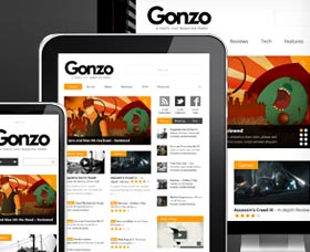 Plantillas WordPress para blog: Gonzo