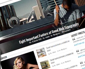 Plantillas WordPress para blogs: EZ-news