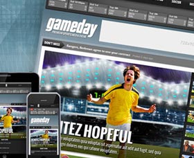 Plantillas WordPress para blogs de deportes: Gameday