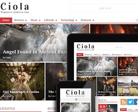 Plantillas WordPress para noticias: Ciola