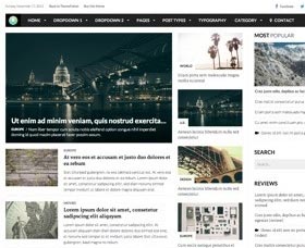 Plantillas WordPress para noticias: Report