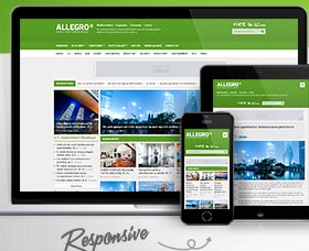 Plantillas WordPress para revistas: Allegro