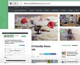 Plantillas WordPress para revistas Sparkle